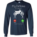 My Dirtbike Is Calling And I Must Go Funny Gifts Motocross T Shirts CustomCat