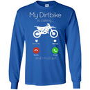 My Dirtbike Is Calling And I Must Go Funny Gifts Motocross T Shirts CustomCat