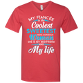 My Fiancee Is The Coolest Woman and My life t-shirt CustomCat