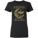 My Grandma Is My Guardian Angel She Watches Over My Back Dragonfly Angel T-shirt CustomCat