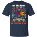 My Grandma Left Me Beautiful Memories Dragonfly Angel T-Shirt