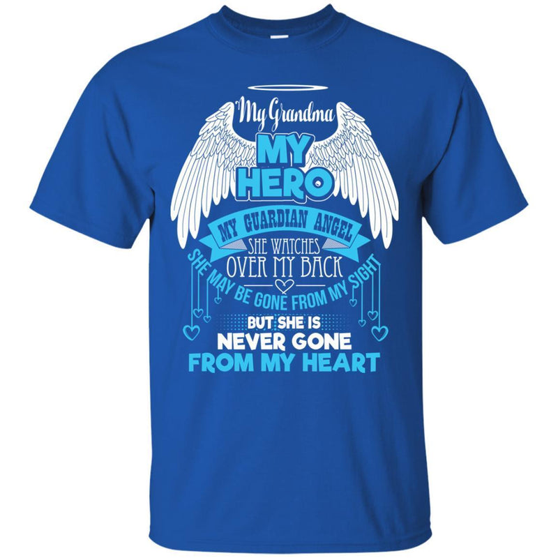 My GRANDMA My Hero My Guardian Angel T-shirts CustomCat