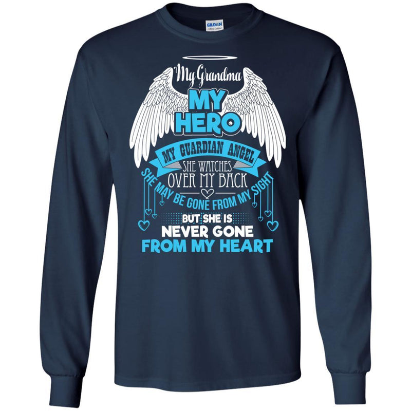 My GRANDMA My Hero My Guardian Angel T-shirts CustomCat
