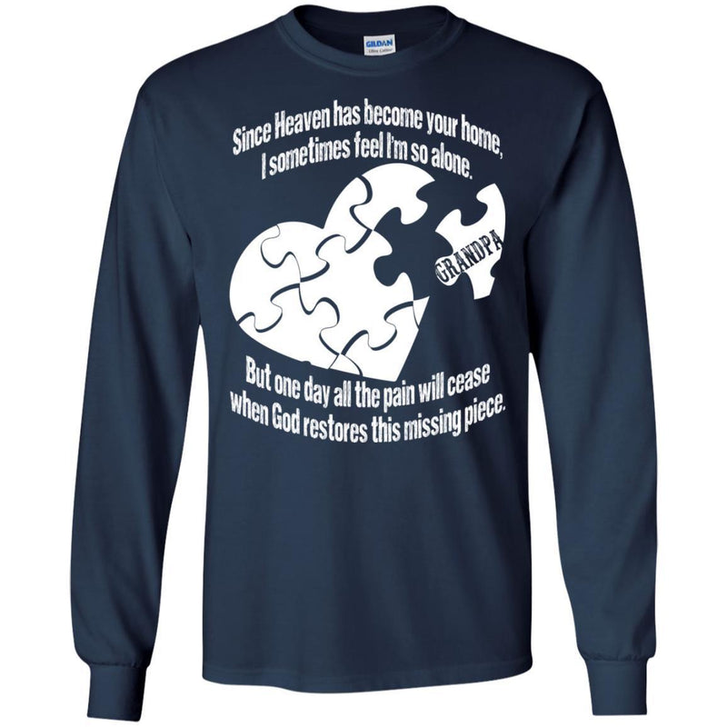 My GRANDPA is my Missing Piece T-shirts CustomCat