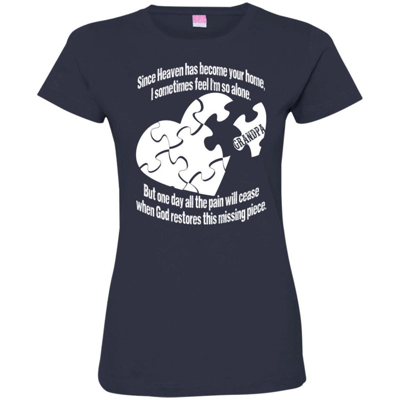 My GRANDPA is my Missing Piece T-shirts CustomCat