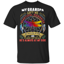 My Grandpa Left Me Beautiful Memories Dragonfly Angel T-Shirt