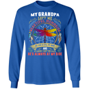My Grandpa Left Me Beautiful Memories Dragonfly Angel T-Shirt