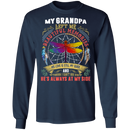 My Grandpa Left Me Beautiful Memories Dragonfly Angel T-Shirt