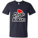 My heart belongs to my hot husband T-shirts CustomCat