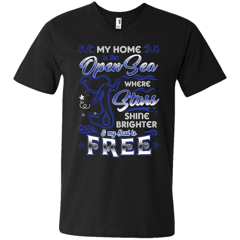 My Home Is The Open Sea T-shirt & Hoodie For Mermaids CustomCat