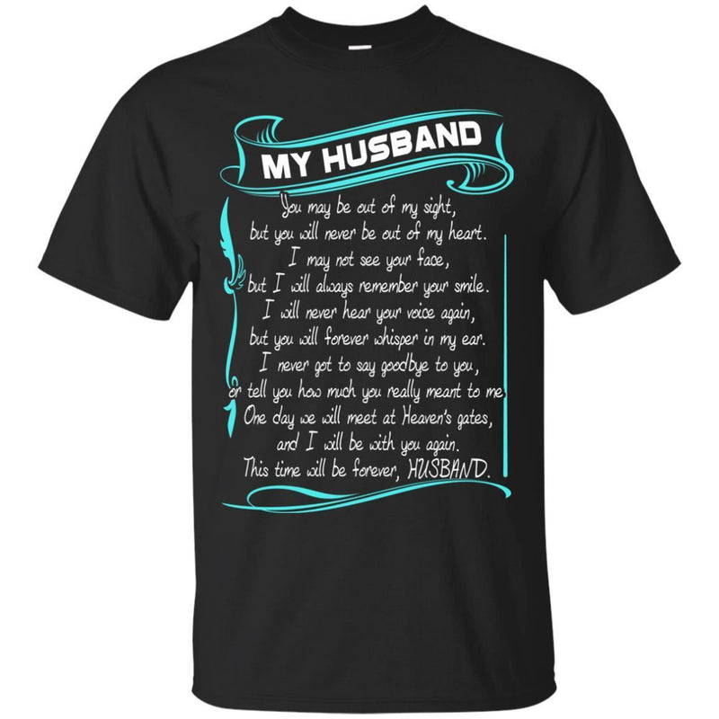 My Husband In Heaven T-shirts CustomCat