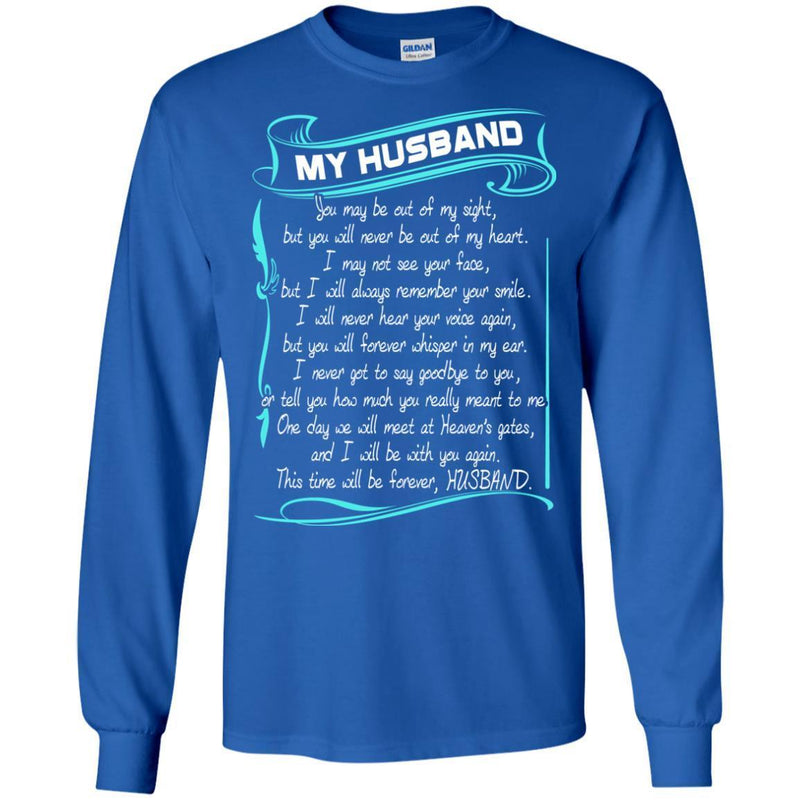 My Husband In Heaven T-shirts CustomCat