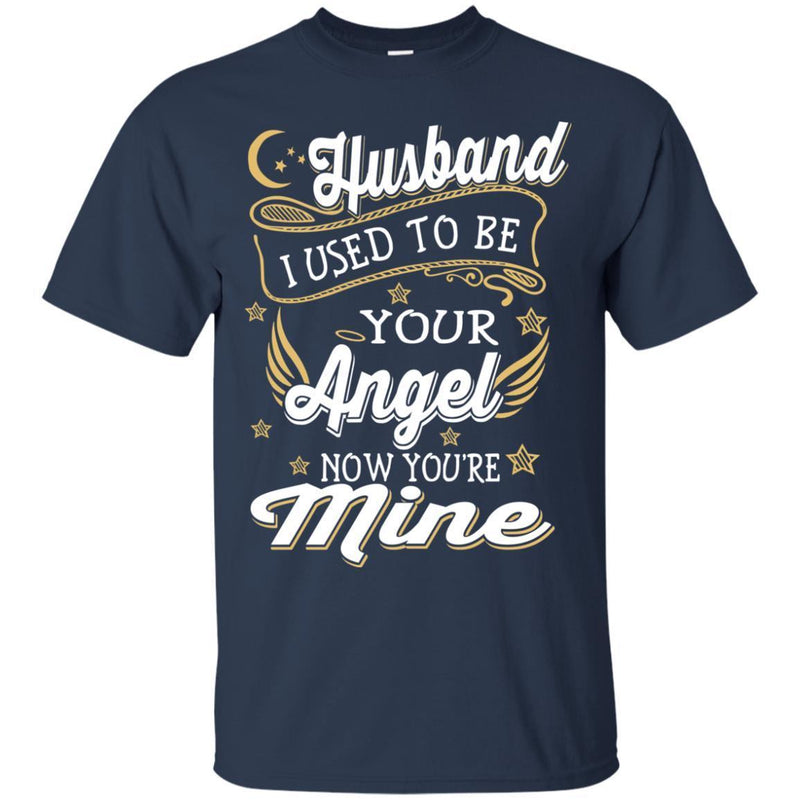 My Husband Is My Angel T-shirts CustomCat