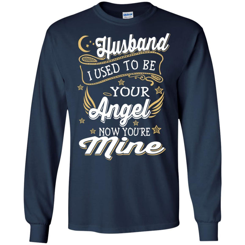 My Husband Is My Angel T-shirts CustomCat