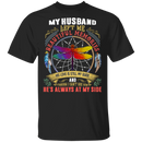 My Husband Left Me Beautiful Memories Dragonfly Angel T-Shirt