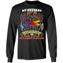 My Husband Left Me Beautiful Memories Dragonfly Angel T-Shirt