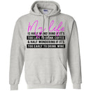 My Life Is Half Wondering If It's Too Late To Drink Coffee Funny Coffee Lover Shirts CustomCat