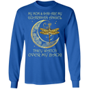 My Mom And Dad Is My Guardian Angel They Watch Over My Back Dragonfly Angel T-shirt CustomCat