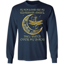 My Mom And Dad Is My Guardian Angel They Watch Over My Back Dragonfly Angel T-shirt CustomCat