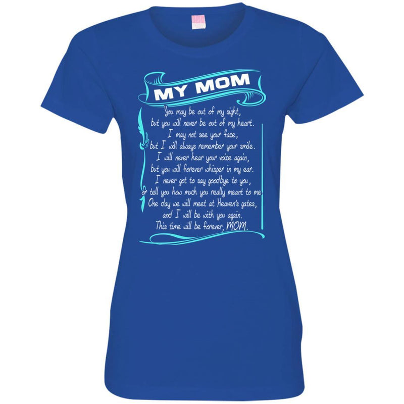 My Mom In Heaven T-shirts CustomCat