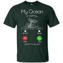 My Ocean Is Calling T-shirt & Hoodie for Mermaids CustomCat