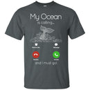 My Ocean Is Calling T-shirt & Hoodie for Mermaids CustomCat