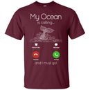 My Ocean Is Calling T-shirt & Hoodie for Mermaids CustomCat