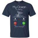 My Ocean Is Calling T-shirt & Hoodie for Mermaids CustomCat
