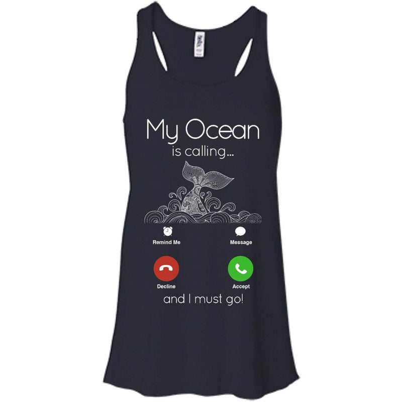 My Ocean Is Calling T-shirt & Hoodie for Mermaids CustomCat