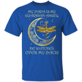 My Papa Is My Guardian Angel He Watches Over My Back Dragonfly Angel T-Shirt CustomCat