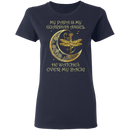 My Papa Is My Guardian Angel He Watches Over My Back Dragonfly Angel T-Shirt CustomCat