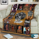 My Roots Black Queen African American Fleece Blanket interestprint