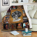 My Roots Black Queen African American Fleece Blanket interestprint