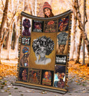 My Roots Black Queen African American Fleece Blanket interestprint