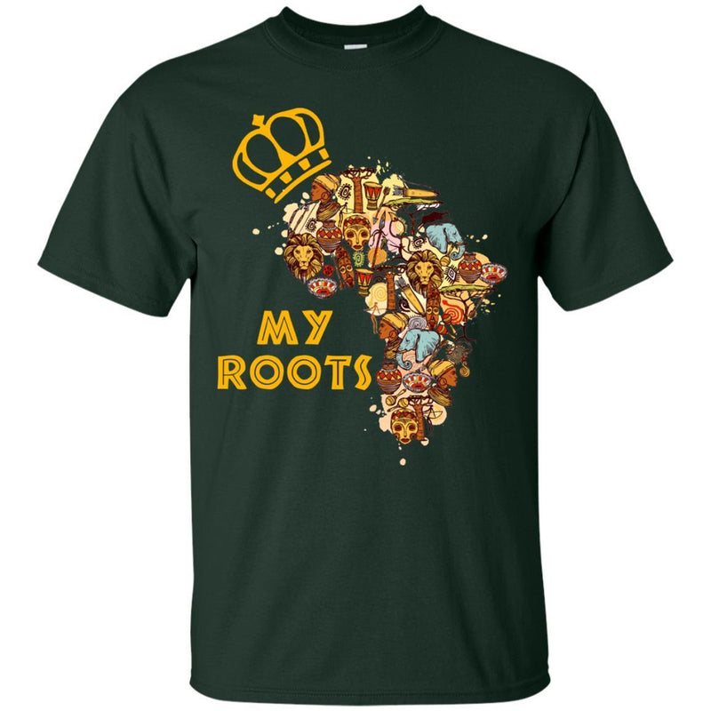 My Roots funny T-shirt for Black Grils CustomCat