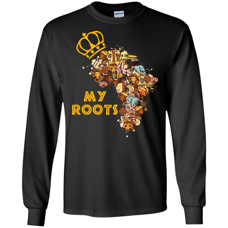 My Roots funny T-shirt for Black Grils CustomCat