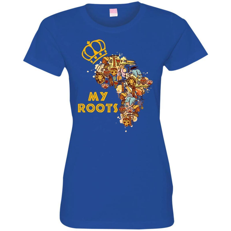 My Roots T-shirt For Black Girls Melanin Queens CustomCat