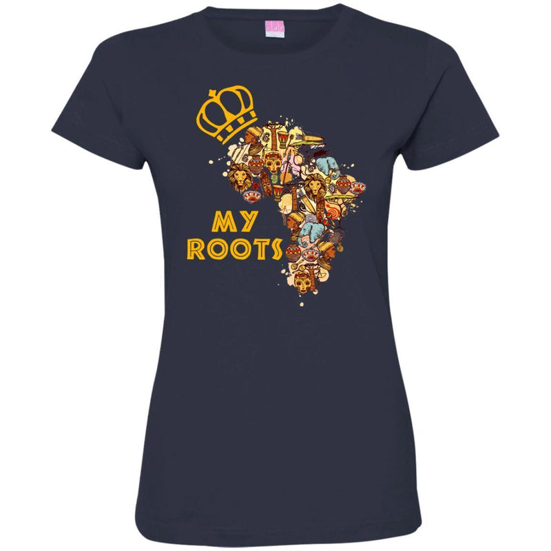 My Roots T-shirt For Black Girls Melanin Queens CustomCat