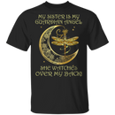 My Sister Is My Guardian Angel She Watches Over My Back Dragonfly Angel T-Shirt CustomCat