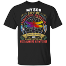 My Son Left Me Beautiful Memories Dragonfly Angel T-Shirt
