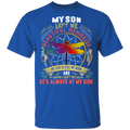 My Son Left Me Beautiful Memories Dragonfly Angel T-Shirt