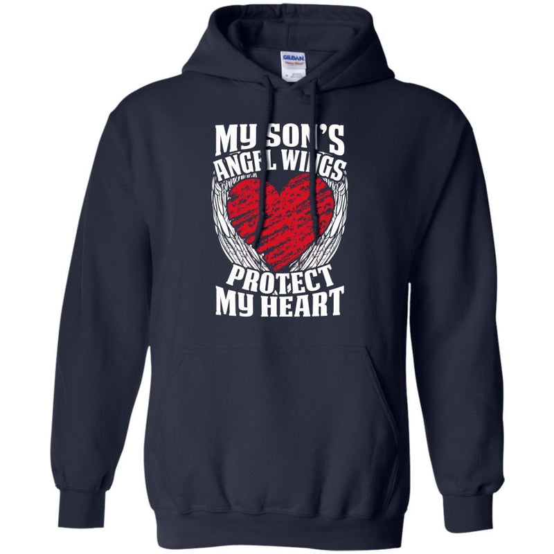 My Son's Angel Wings Protect My Heart T-shirts CustomCat