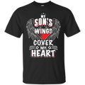 my son's wings cover my heart CustomCat
