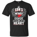 my son's wings cover my heart CustomCat
