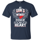 my son's wings cover my heart CustomCat