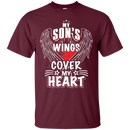 my son's wings cover my heart CustomCat