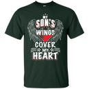 my son's wings cover my heart CustomCat