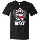 my son's wings cover my heart CustomCat