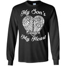 My Son's Wings Cover My Heart Tshirts CustomCat
