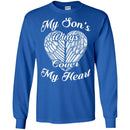My Son's Wings Cover My Heart Tshirts CustomCat